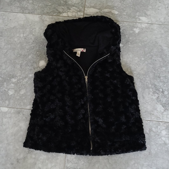 Girls faux fur jacket - Picture 2 of 4